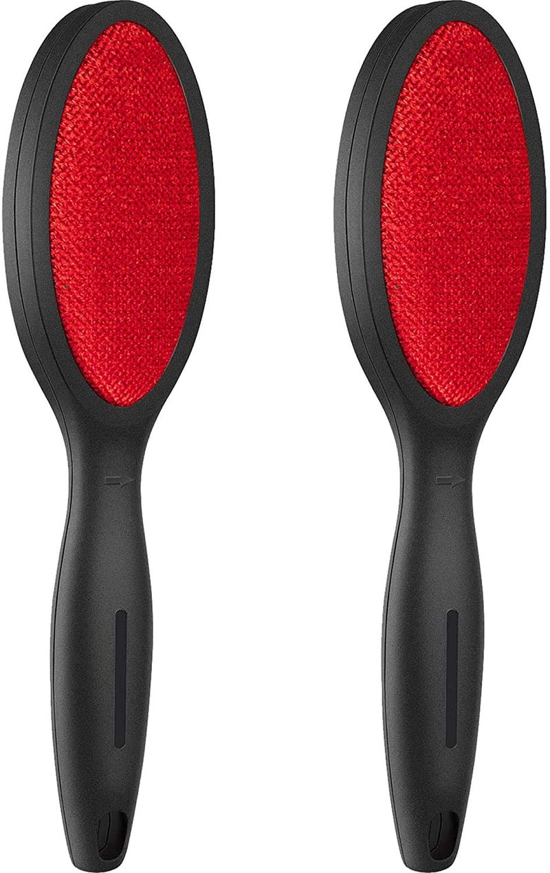 Feeke Lint Brush Lint Remover Lint Brushes for Clothes - Dual Sided Reusable Pet Hair Remover for Clothes Sheet Carpet Furniture Fabric, 2 Count - Image 1
